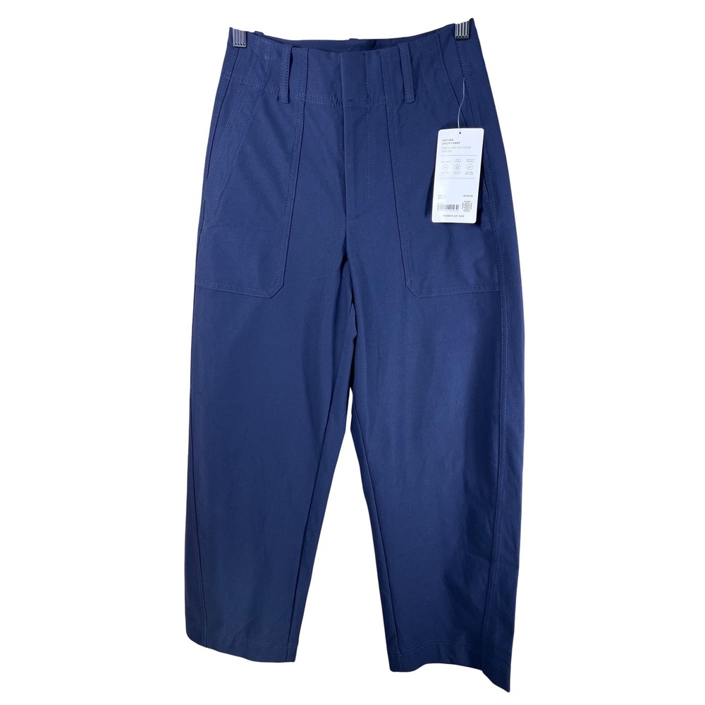 NWT Athleta Skyline Utility Pants Navy Blue‎ 0 Petite